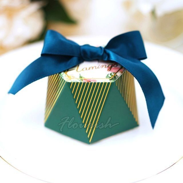 オーダーメイド キャンディー チョコレート ギフト 紙 包装 箱 婚活 祭りのための ホット フォイル ゴールド スタンプ