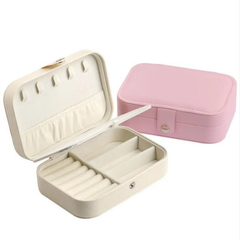 オーダーメイド ロゴ 豪華 宝石 梱包 箱 PU レザー フロッキング 収納 ケース 宝石 ネックレス リング プレゼント 箱