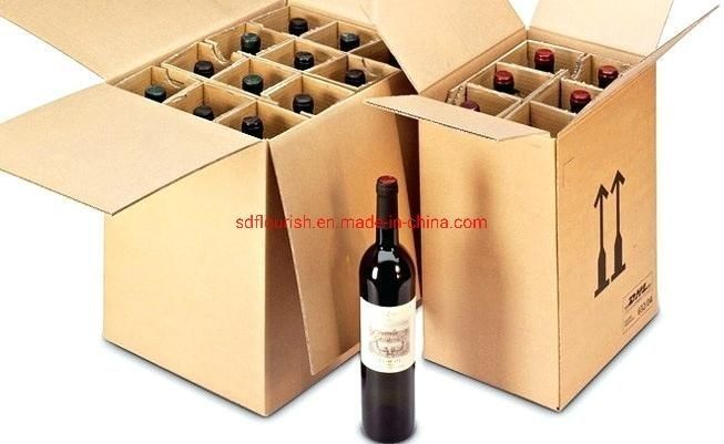 3 Ply B フルート フラットパック 紙箱 折りたたみ 白色 紙箱 ワイン ビール ミルク 飲料