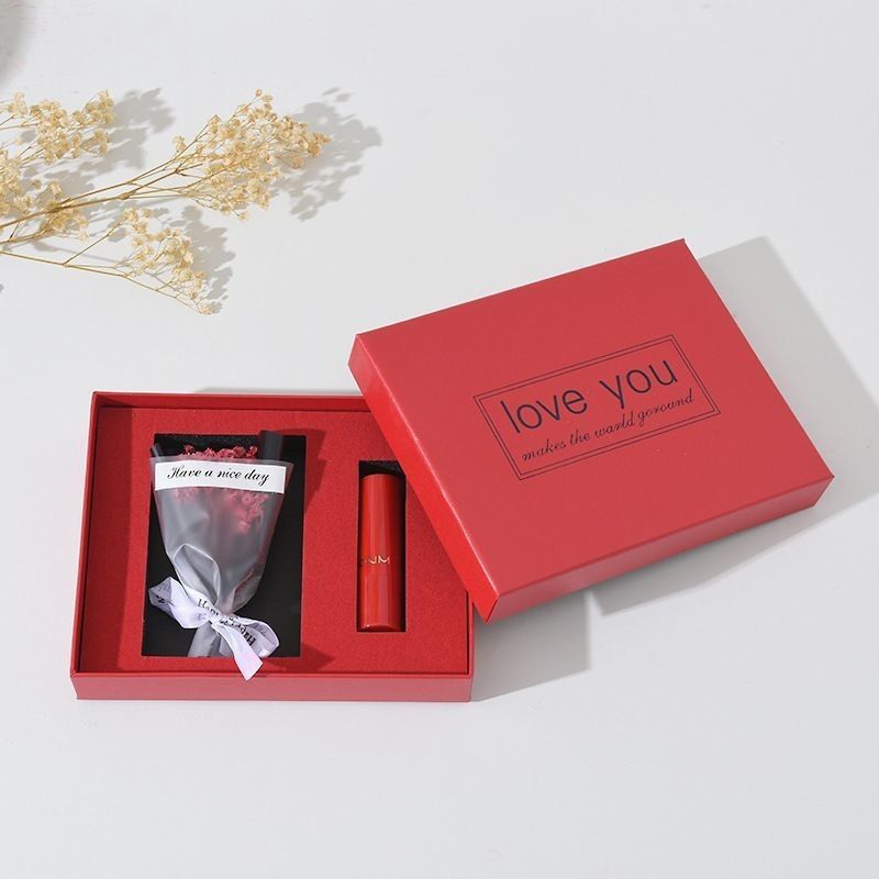 天と地の蓋 オーダーメイド 立方形のリップスティック オーダーメイド 結婚祝いのプレゼント箱