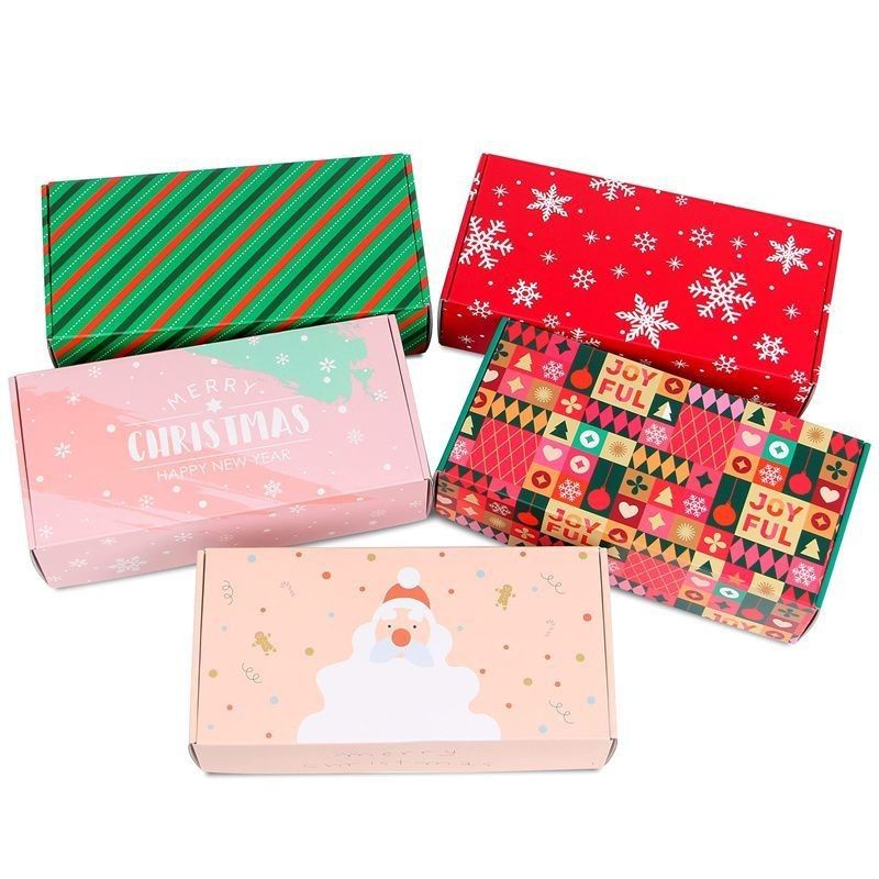 折りたたみ 折りたたみ 送料 カスタム 印刷 クリスマス ギフト クラフト 紙 コーラージュ 郵便箱 化粧品 食品 梱包