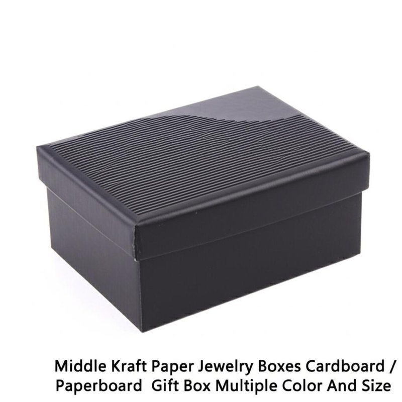 中型クラフト紙 宝石箱 紙箱/紙箱 ギフトボックス 多色 サイズ